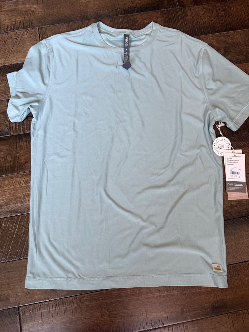 Vuori Men's Short Sleeve Crew Tee - Sage Green